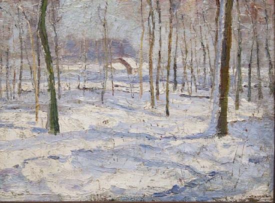 Georges Buysse Winter Landscape oil painting picture